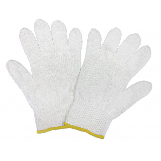 綿紗手套(黃)750G-24兩