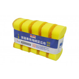 瓷器專用海綿菜瓜布5片/組 瓷器專用海綿菜瓜布5片/組
