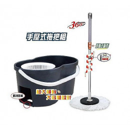 手壓式水桶拖把組